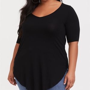 Torrid Super Soft V-Neck Long Tunic Size 5